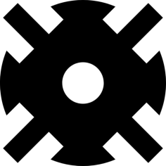 Life Ring Stencil Svg Design File, Free Vectors File